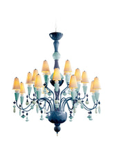 Ivy And Seed 20 Lights Chandelier, Medium Model, Ocean (US)